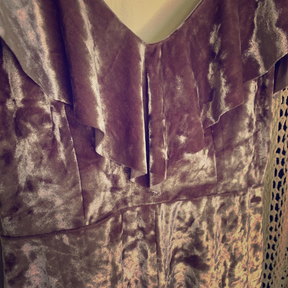 Urban Outfitters Crushed Velvet Jumper